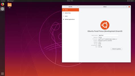 Ubuntu 20.04.6 LTS (Focal Fossa) .